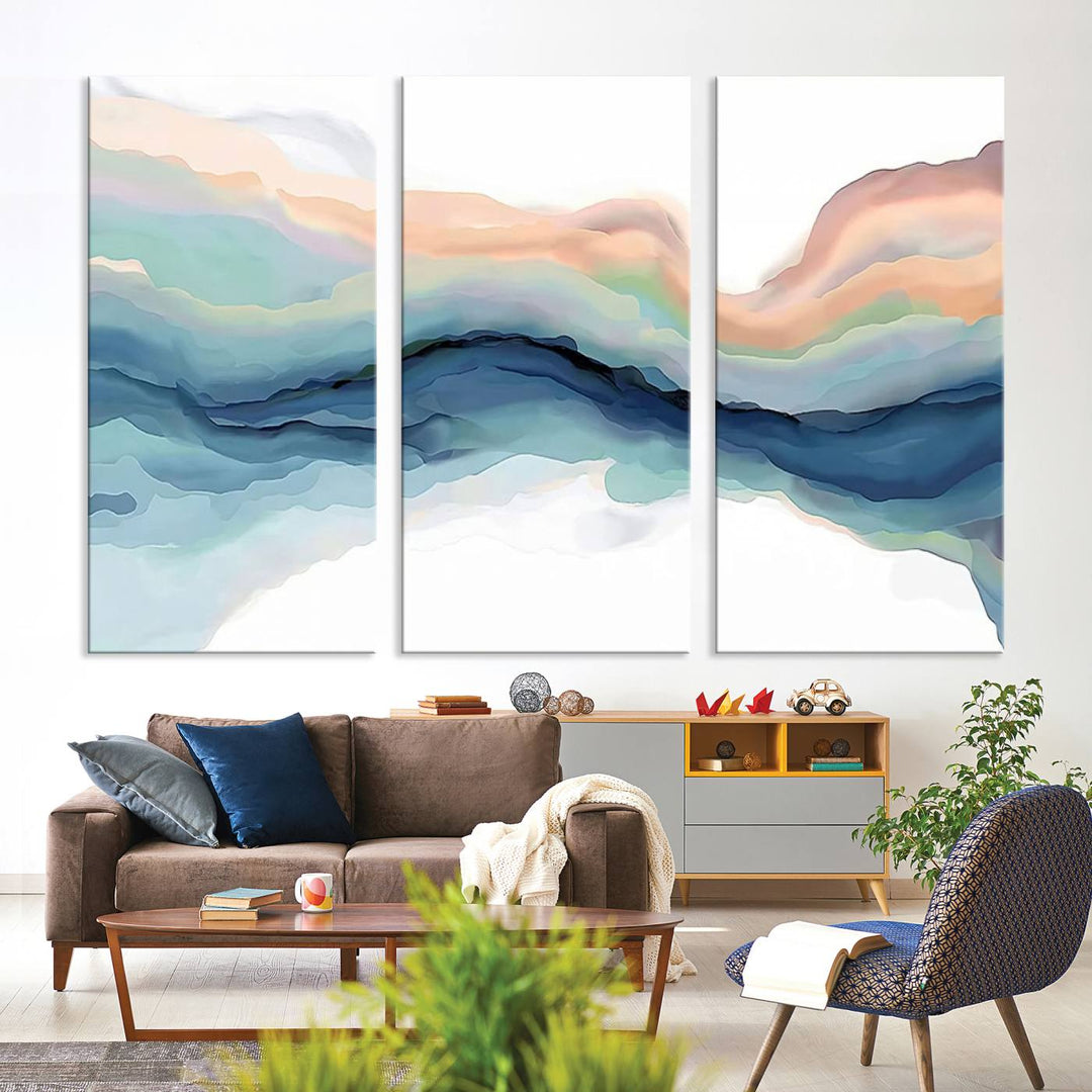 Canvas Print Wall Art Set Abstract Illustrs Art Wall