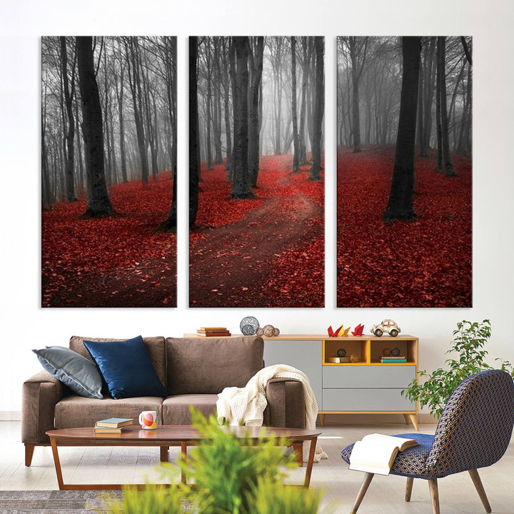 Wonderful Forest with Autumn Forest Artwork