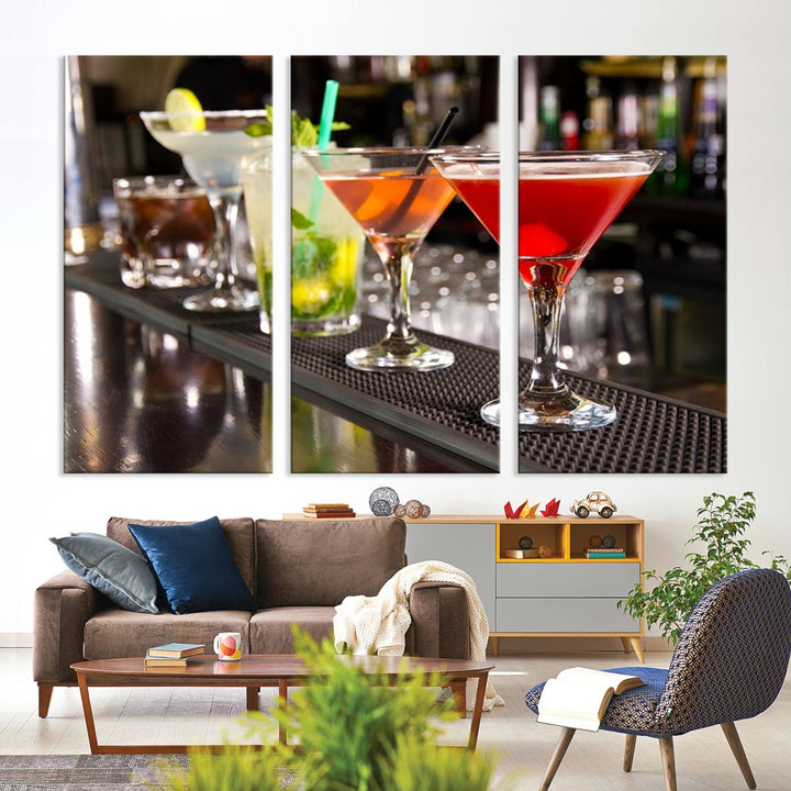 Cocktails Canvas Print