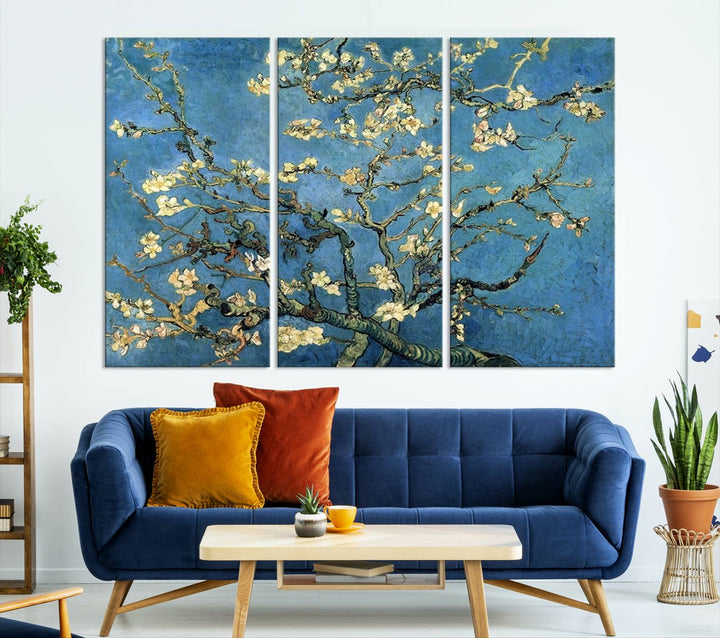 Art mural Fleur d'amandier par Van Gogh Impression sur toile