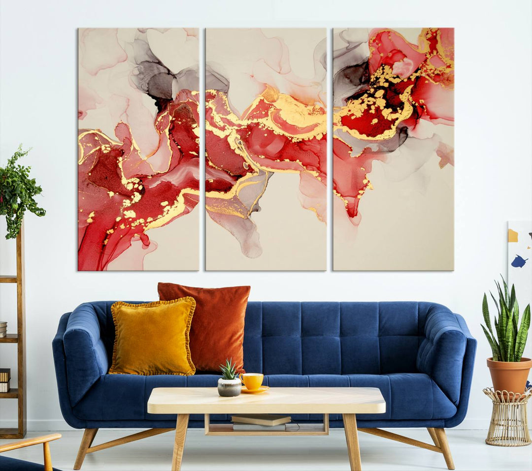 Abstract Work of Art Walls Contemporary Painting Abstract Canvas Wall Art