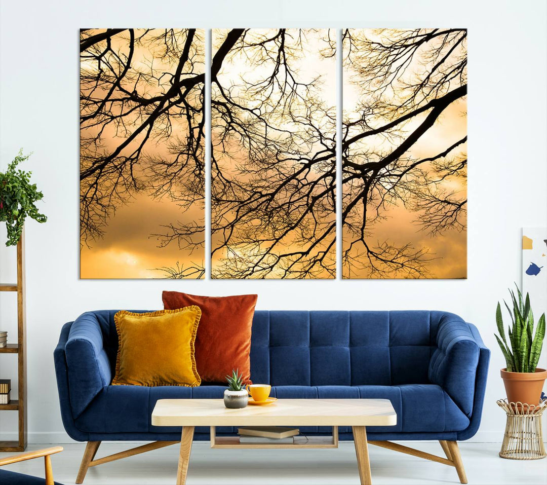 Tree Branch Wall Art Canvas Print