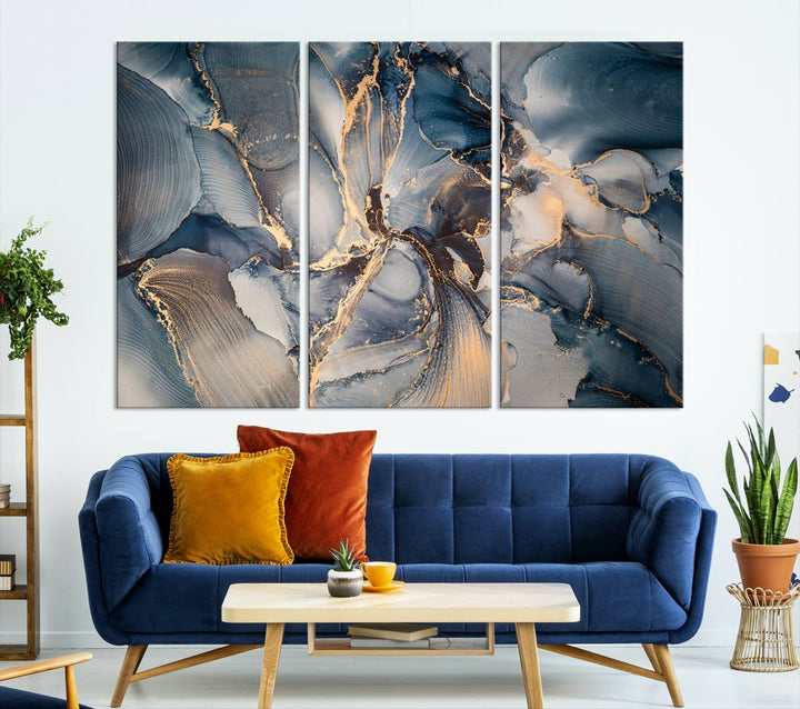 Abstract Wall Art Canvas Print for Modern Home Decor