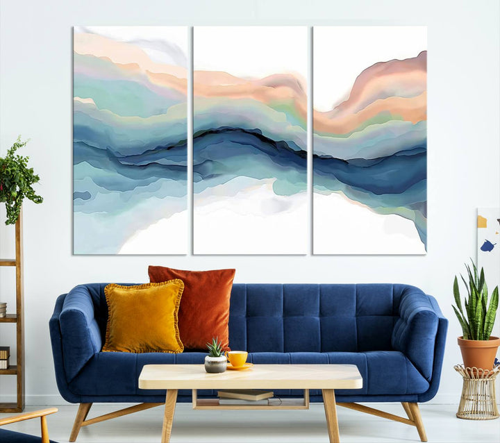 Canvas Print Wall Art Set Abstract Illustrs Art Wall