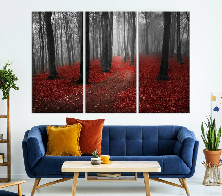 Wonderful Forest with Autumn Forest Artwork