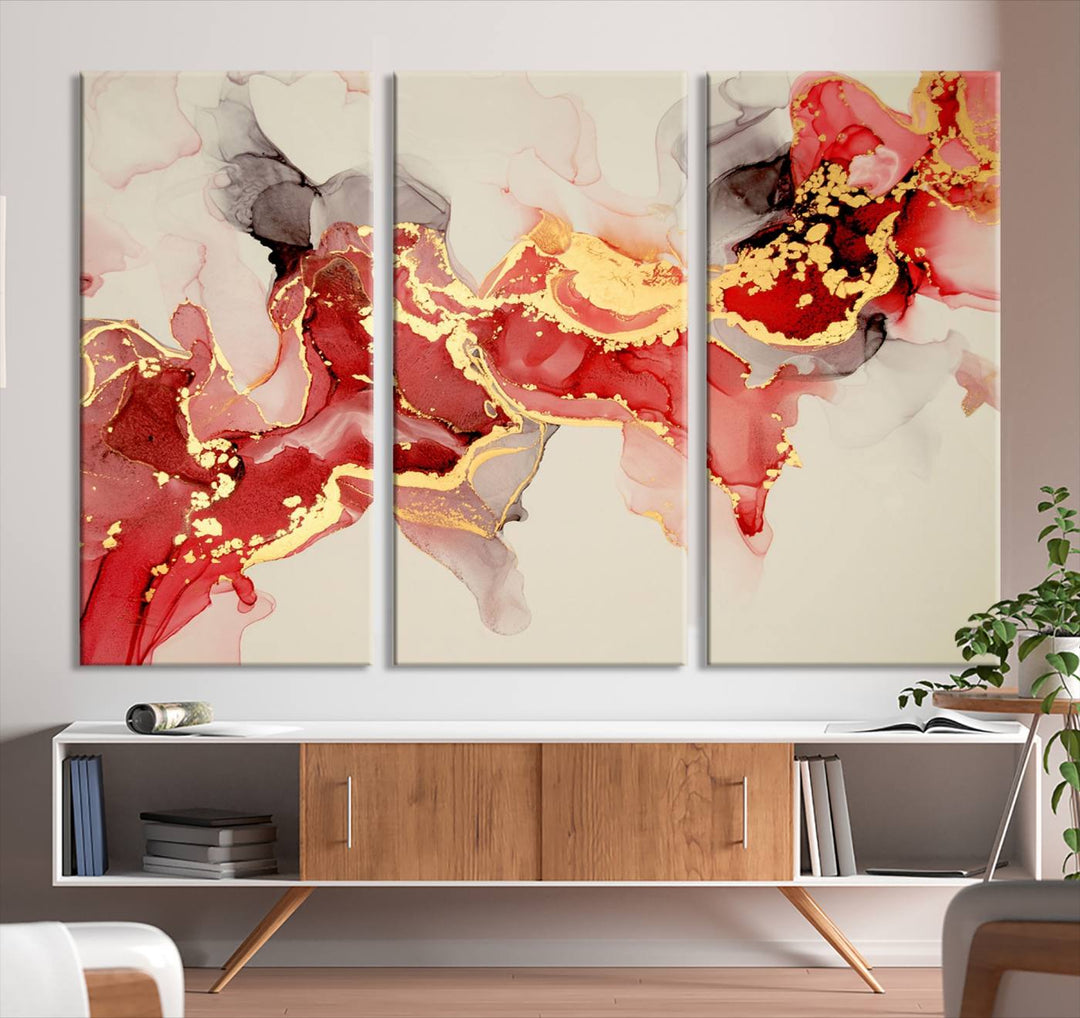 Abstract Work of Art Walls Contemporary Painting Abstract Canvas Wall Art