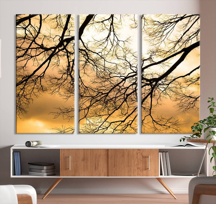 Tree Branch Wall Art Canvas Print