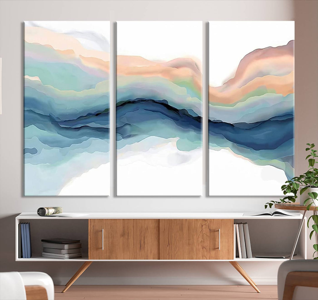 Canvas Print Wall Art Set Abstract Illustrs Art Wall