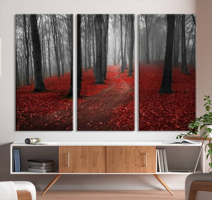 Wonderful Forest with Autumn Forest Artwork