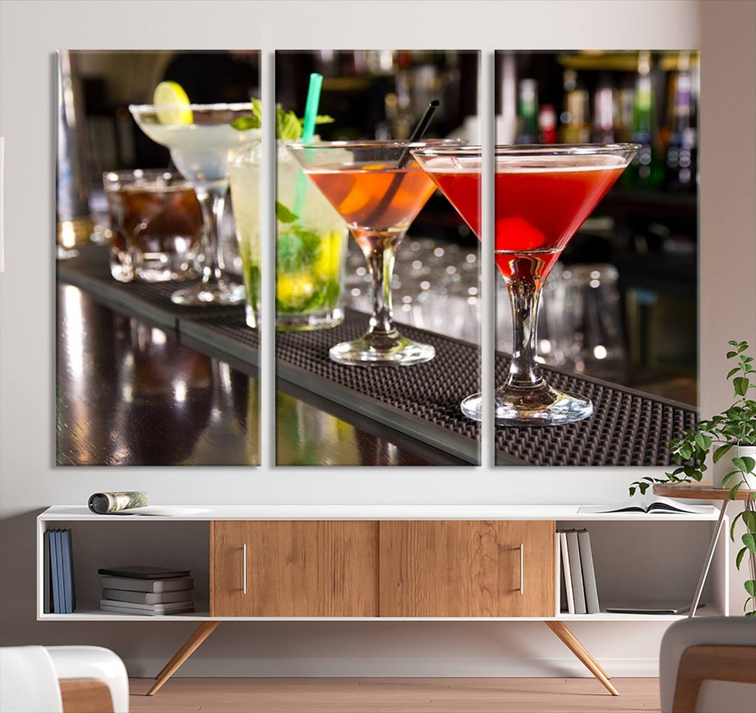 Cocktails Canvas Print