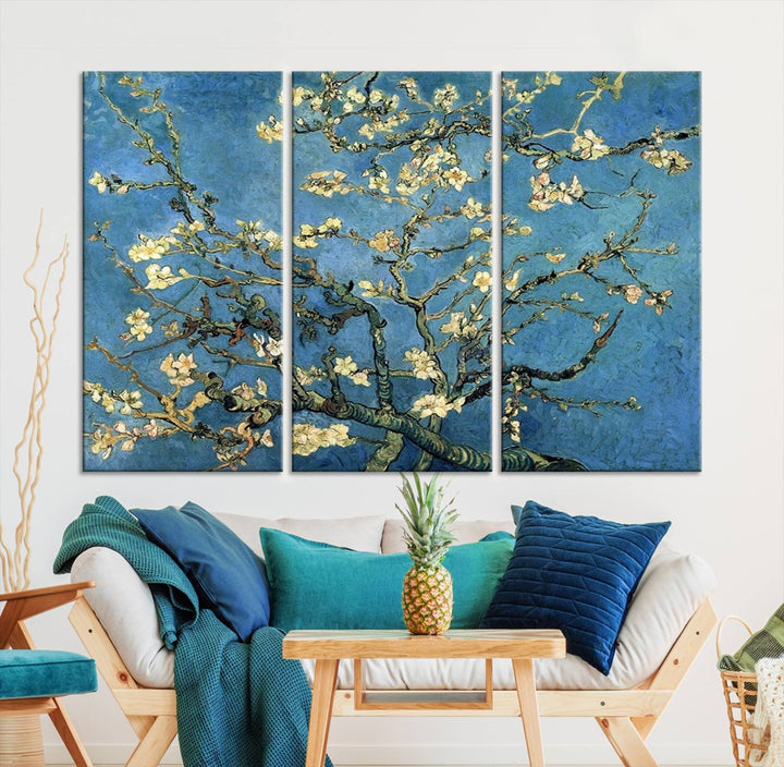 Art mural Fleur d'amandier par Van Gogh Impression sur toile