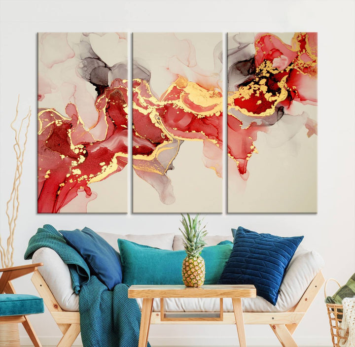 Abstract Work of Art Walls Contemporary Painting Abstract Canvas Wall Art