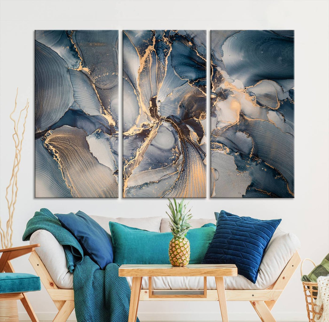 Abstract Wall Art Canvas Print for Modern Home Decor