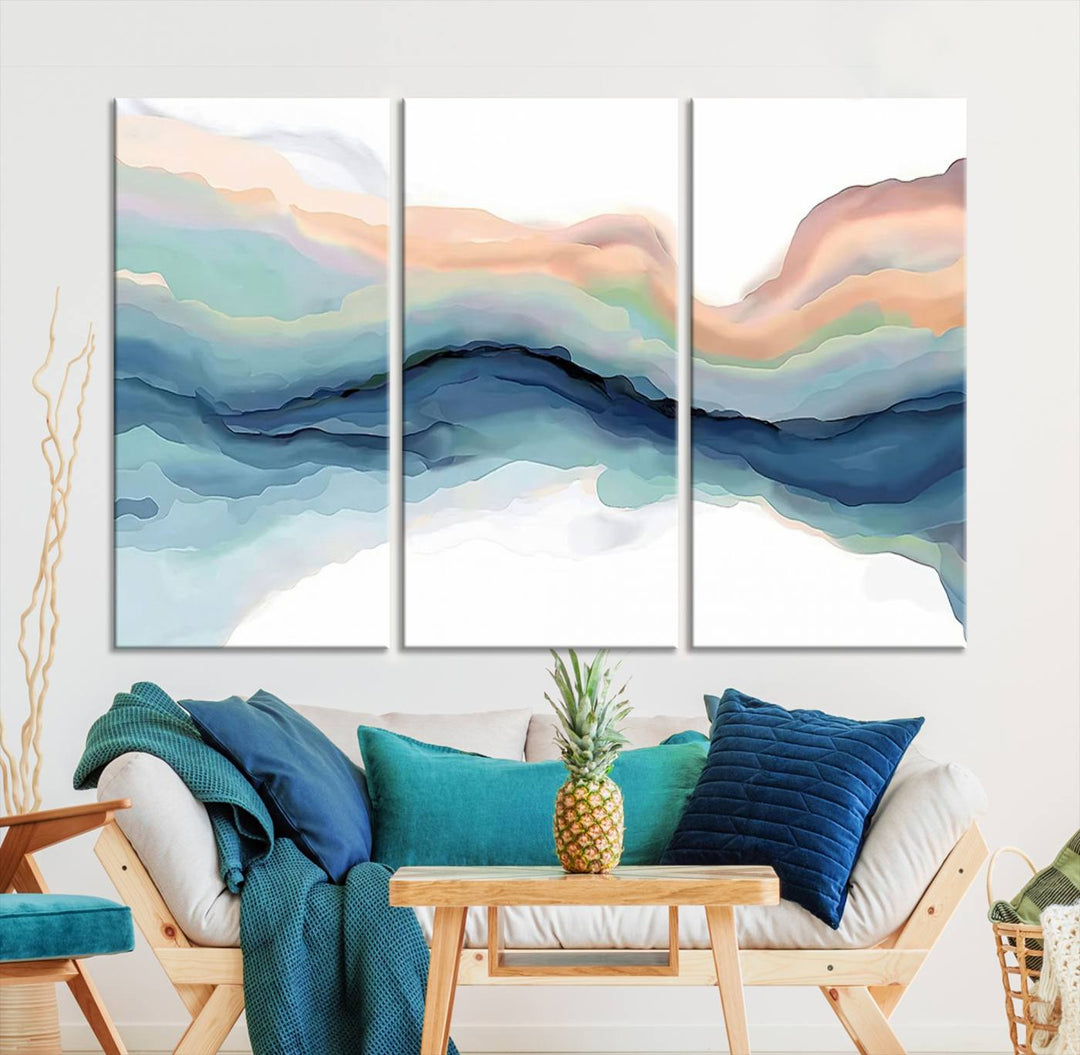 Canvas Print Wall Art Set Abstract Illustrs Art Wall