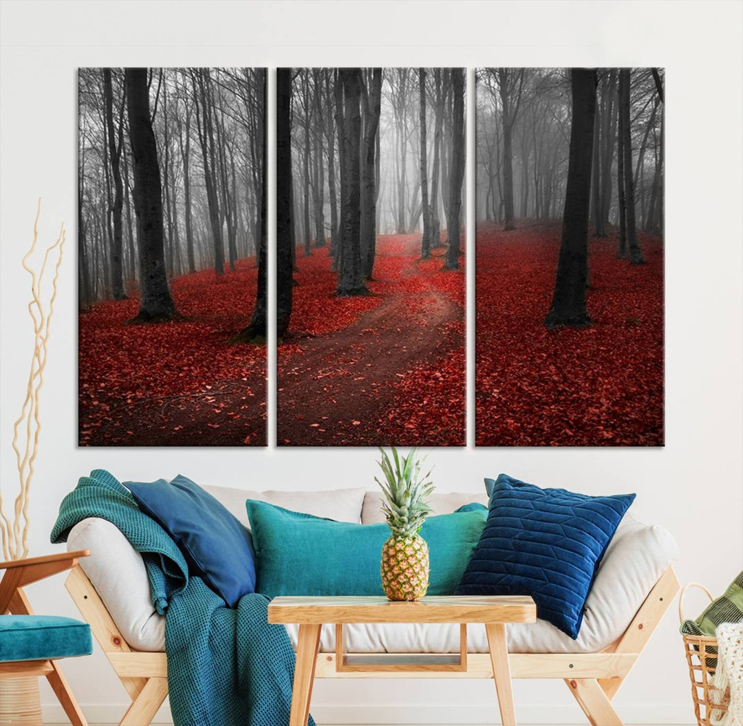 Wonderful Forest with Autumn Forest Artwork