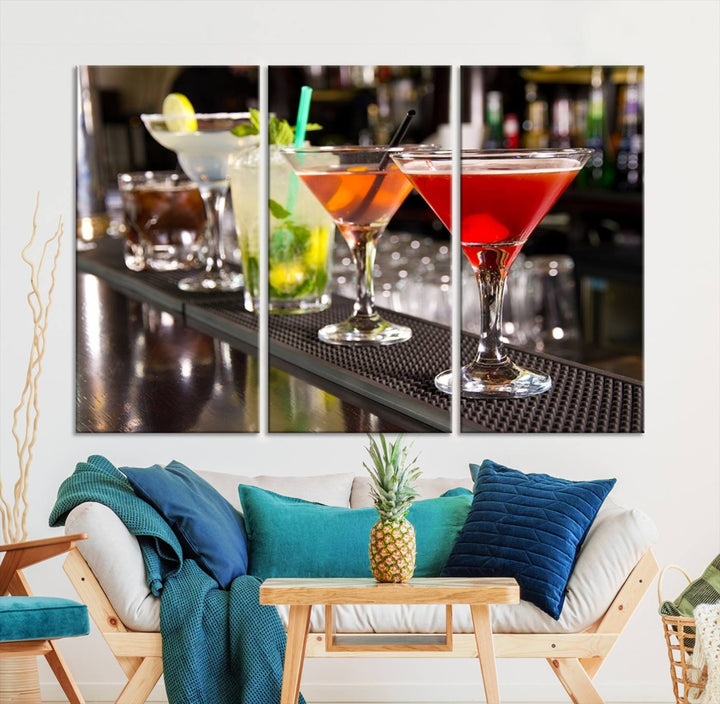 Cocktails Canvas Print