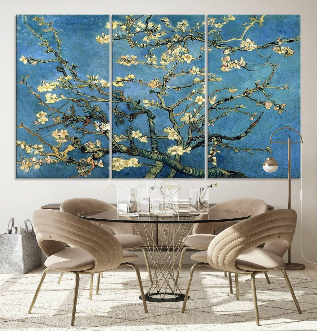 Art mural Fleur d'amandier par Van Gogh Impression sur toile