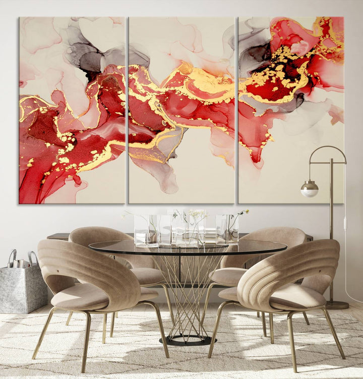 Abstract Work of Art Walls Contemporary Painting Abstract Canvas Wall Art