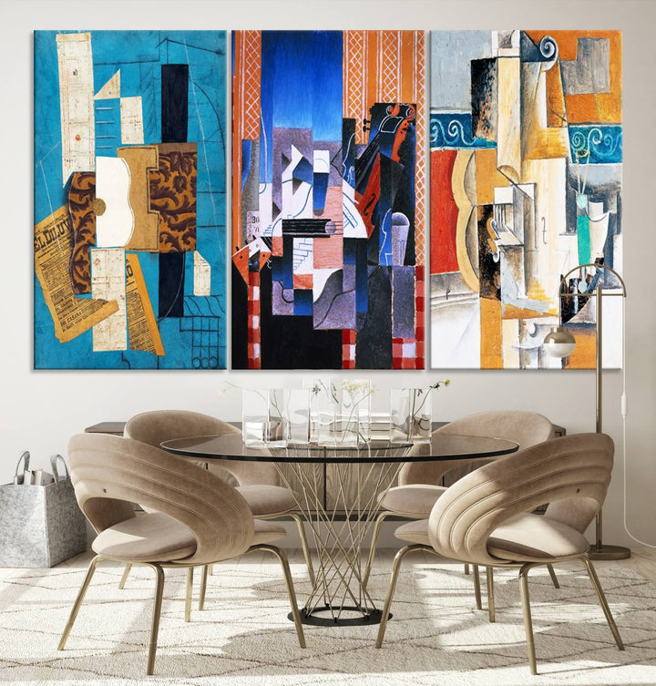 Relaxing Contemporary Abstract Art Canvas Wall Art Print Art