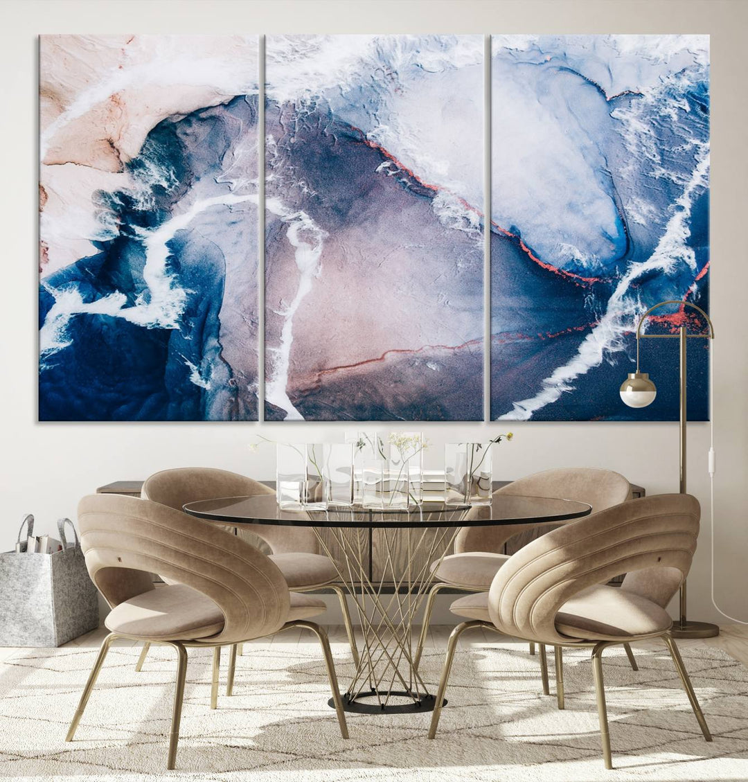 Large Modern Abstract Canvas Wall Art Print