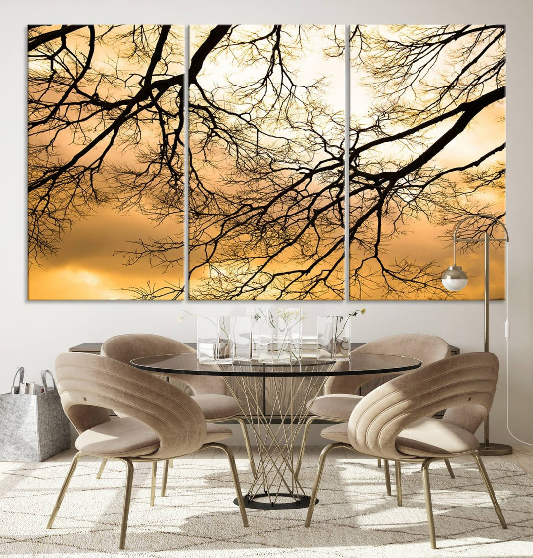 Tree Branch Wall Art Canvas Print