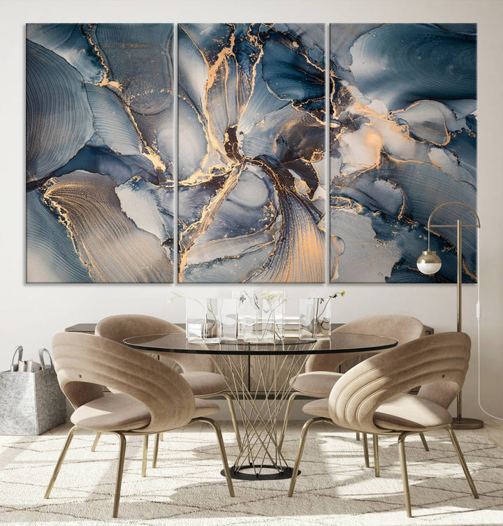 Abstract Wall Art Canvas Print for Modern Home Decor