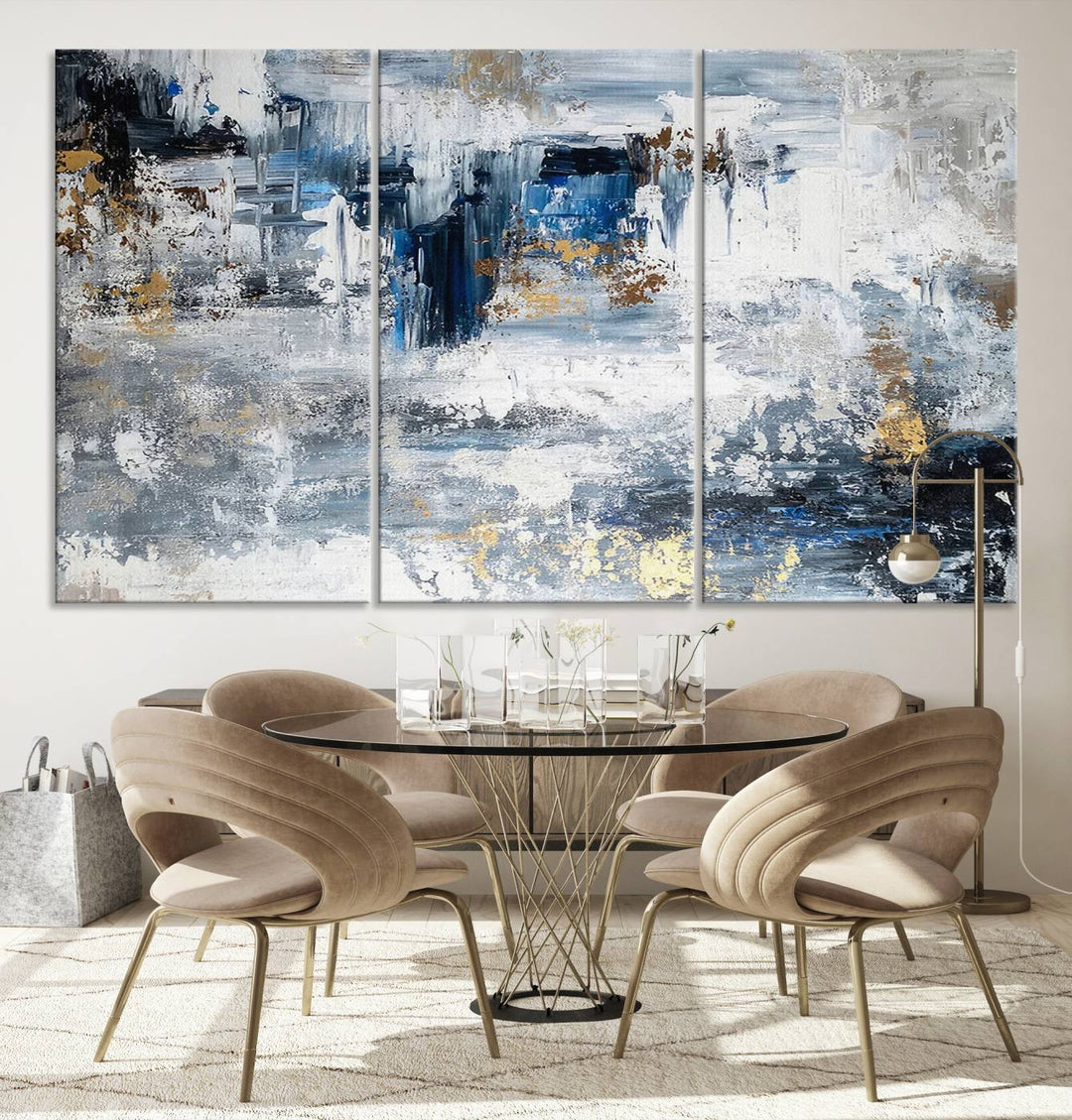 Modern Large Abstract Wall Art Canvas Print