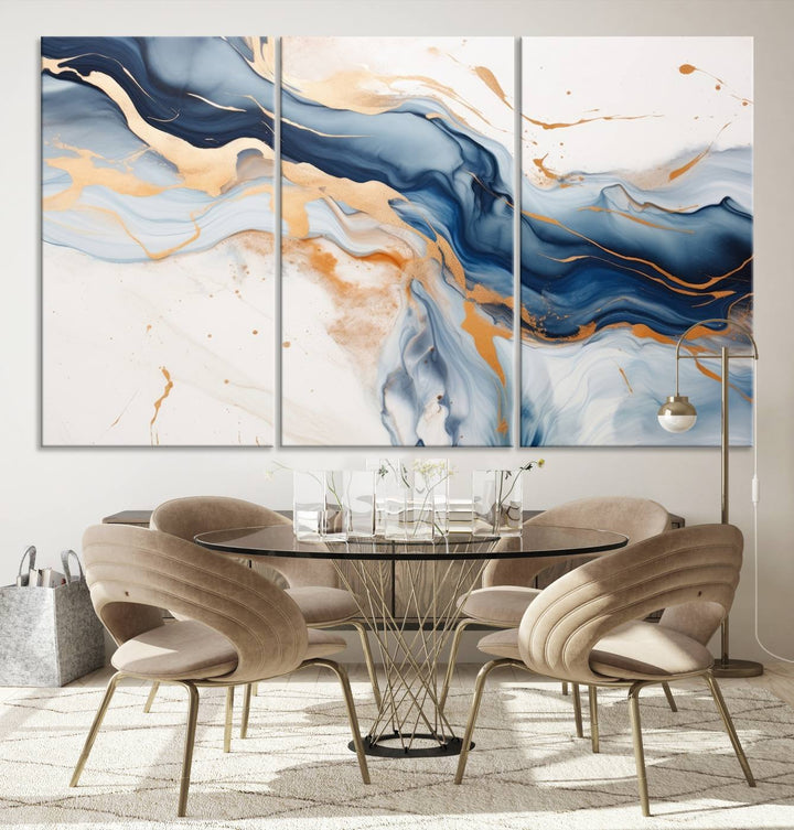 Art mural abstrait Impression sur toile