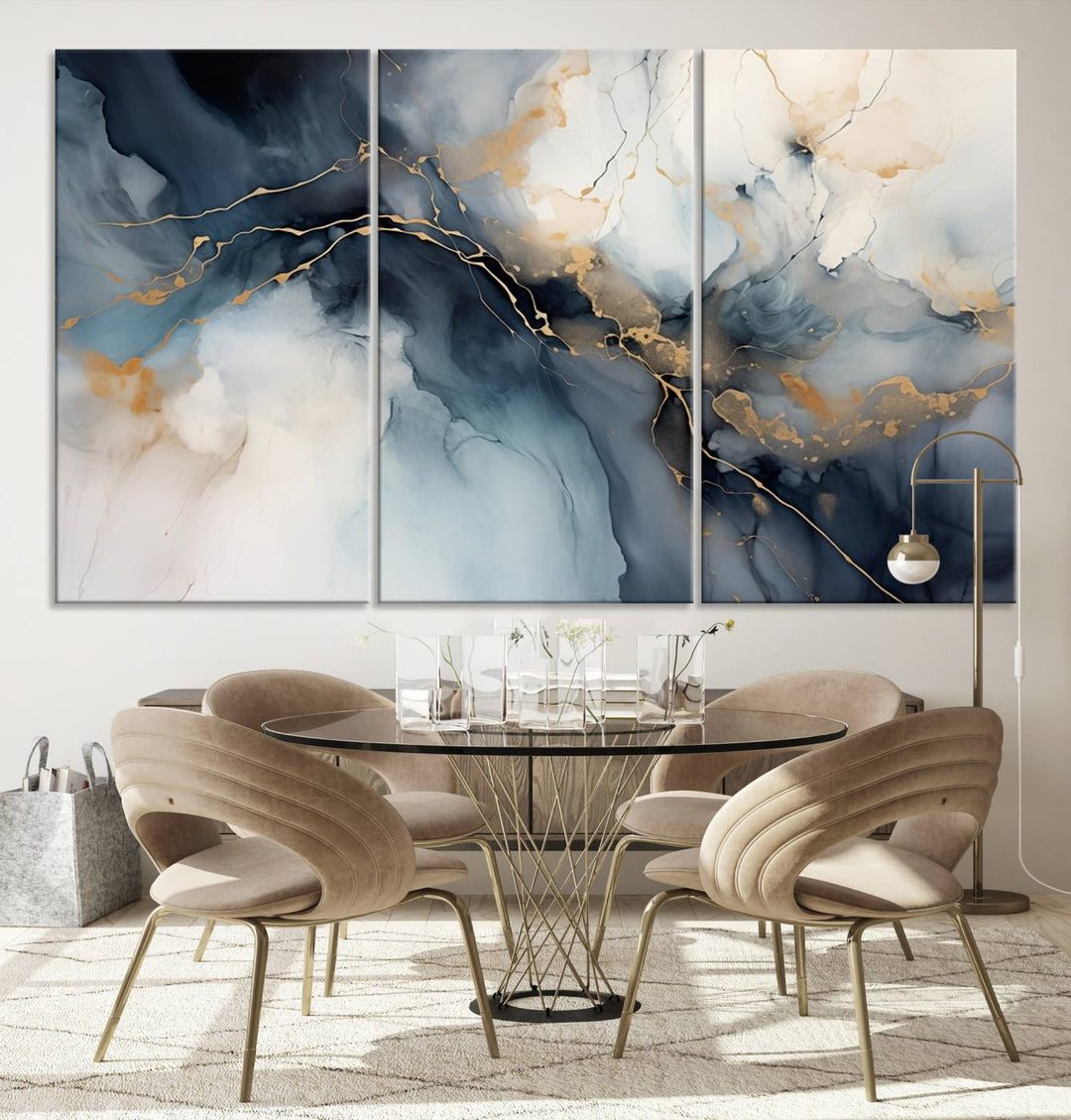 Art mural abstrait Impression sur toile