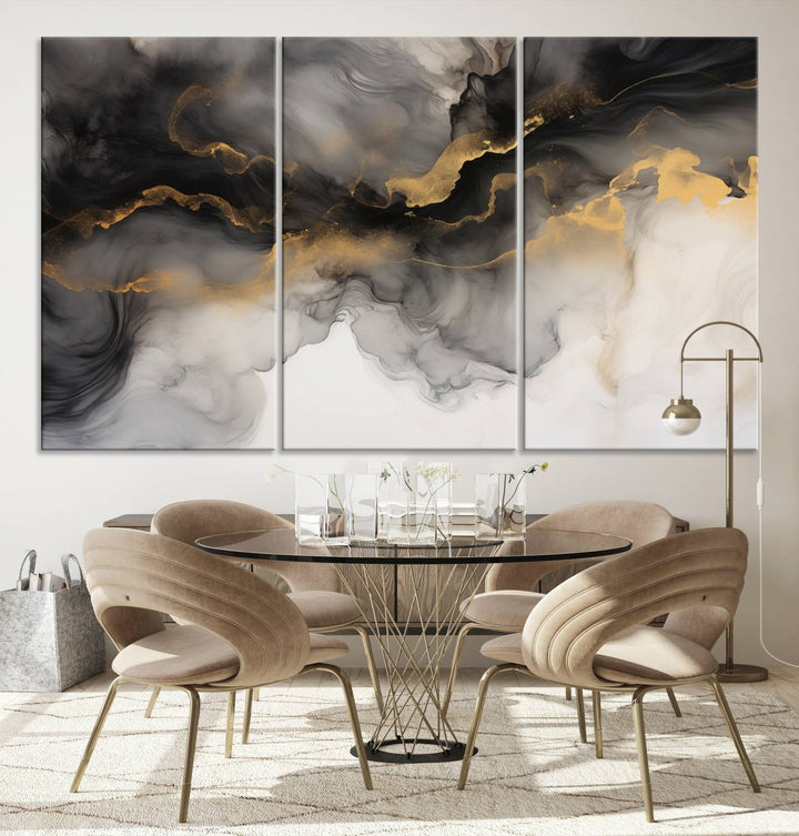 Art mural abstrait Impression sur toile