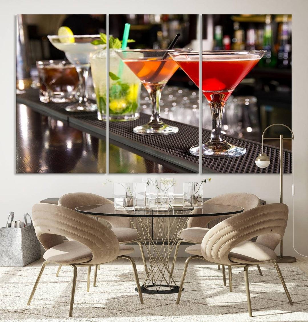 Cocktails Canvas Print