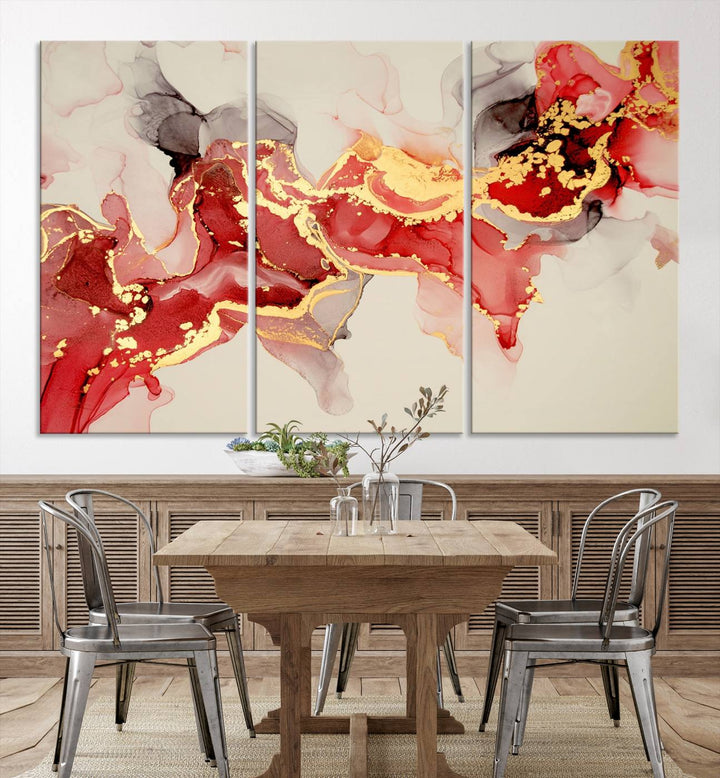 Abstract Work of Art Walls Contemporary Painting Abstract Canvas Wall Art