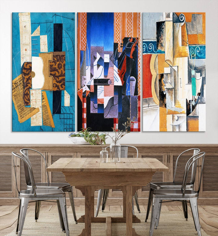 Relaxing Contemporary Abstract Art Canvas Wall Art Print Art