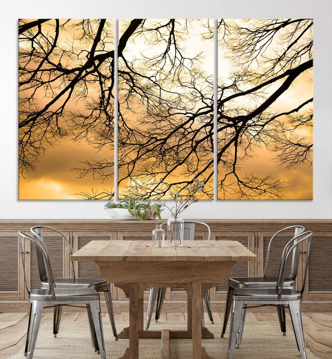 Tree Branch Wall Art Canvas Print