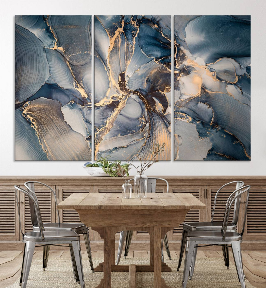 Abstract Wall Art Canvas Print for Modern Home Decor