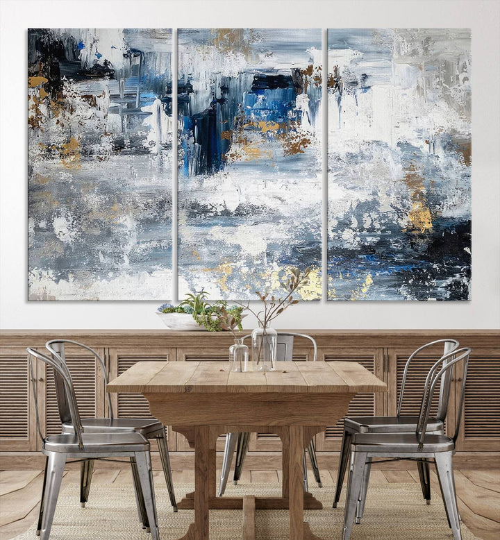 Modern Large Abstract Wall Art Canvas Print