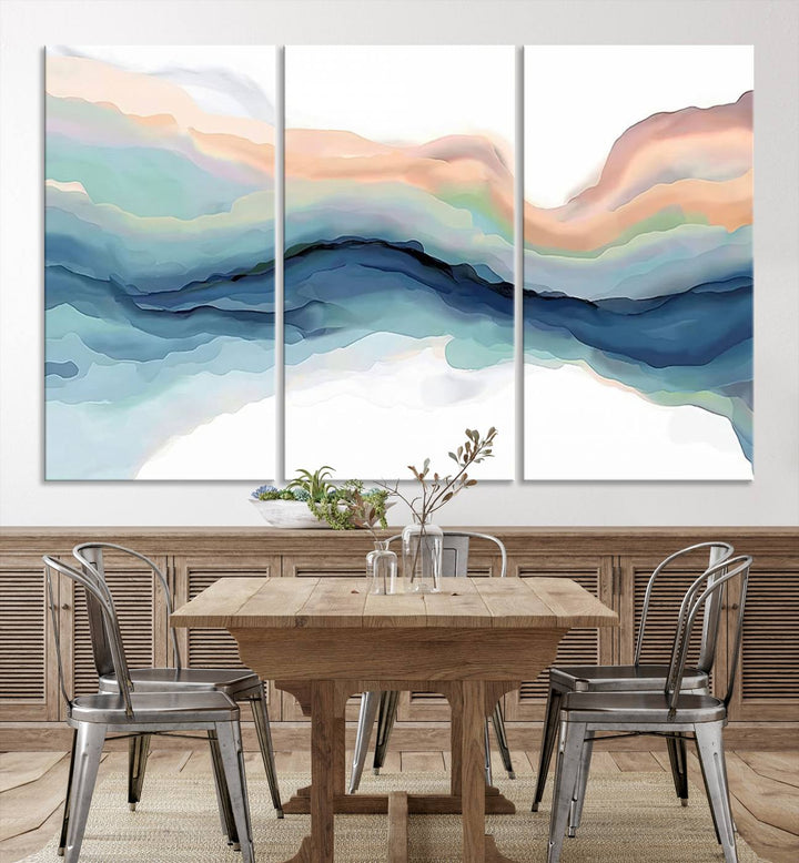 Canvas Print Wall Art Set Abstract Illustrs Art Wall