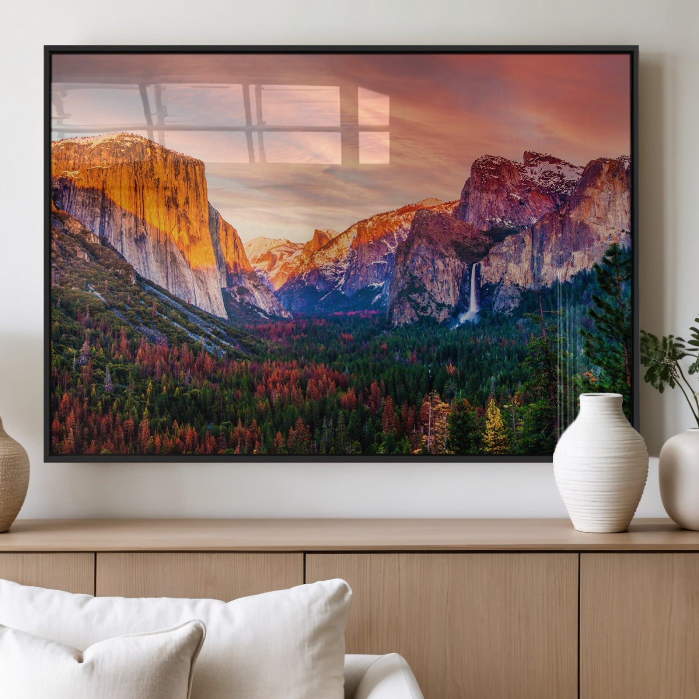 MGV-FP-60X30-3P - Yosemite Nal Park Wall Art Landscape Canvas Print El Capitan
