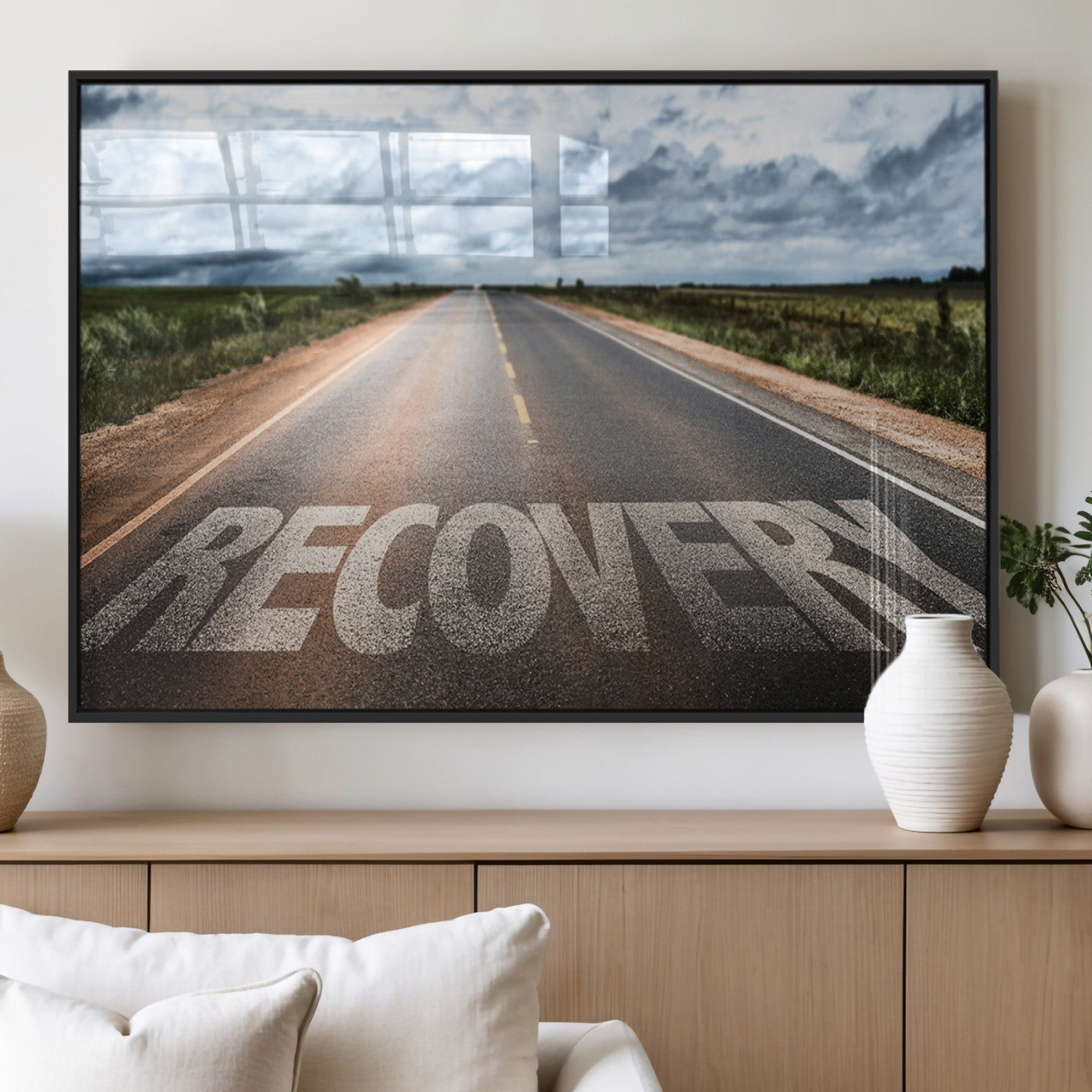 MGV-FP-36X24-3P - Recovery Road Wall Art Canvas Print