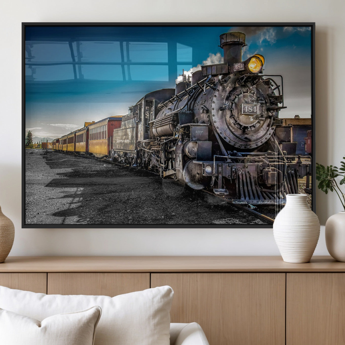 MGV-FP-36X24-3P - Train Wall Art Canvas Print