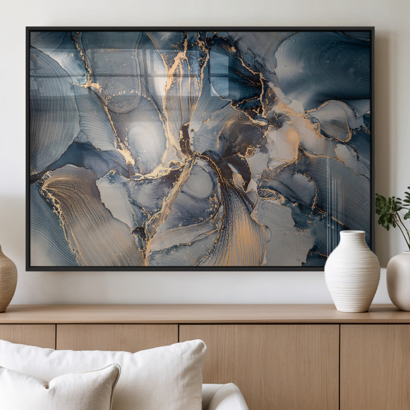 MGV-FP-36X24-3P - Abstract Wall Art Canvas Print for Modern Home Decor