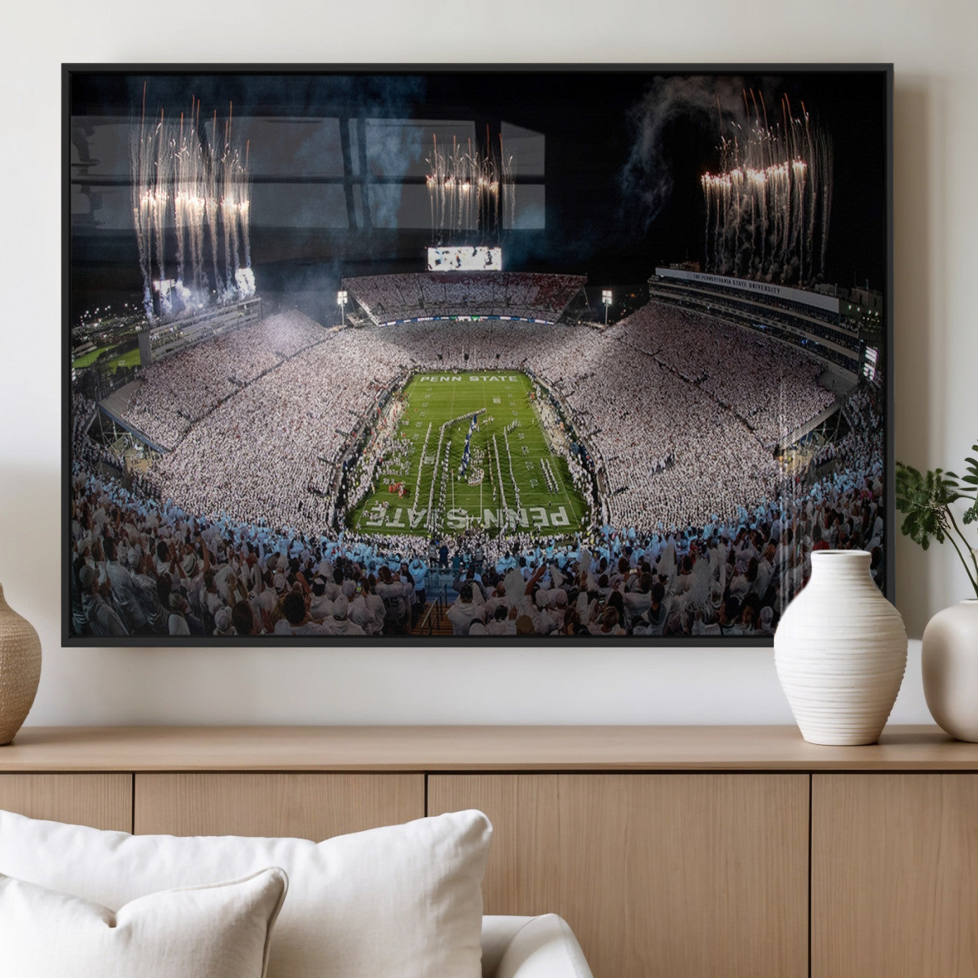 MGV-FP-36X24-3P - Penn Stadium Football Wall Art Canvas Print, Pennsylvania University Football Stadium