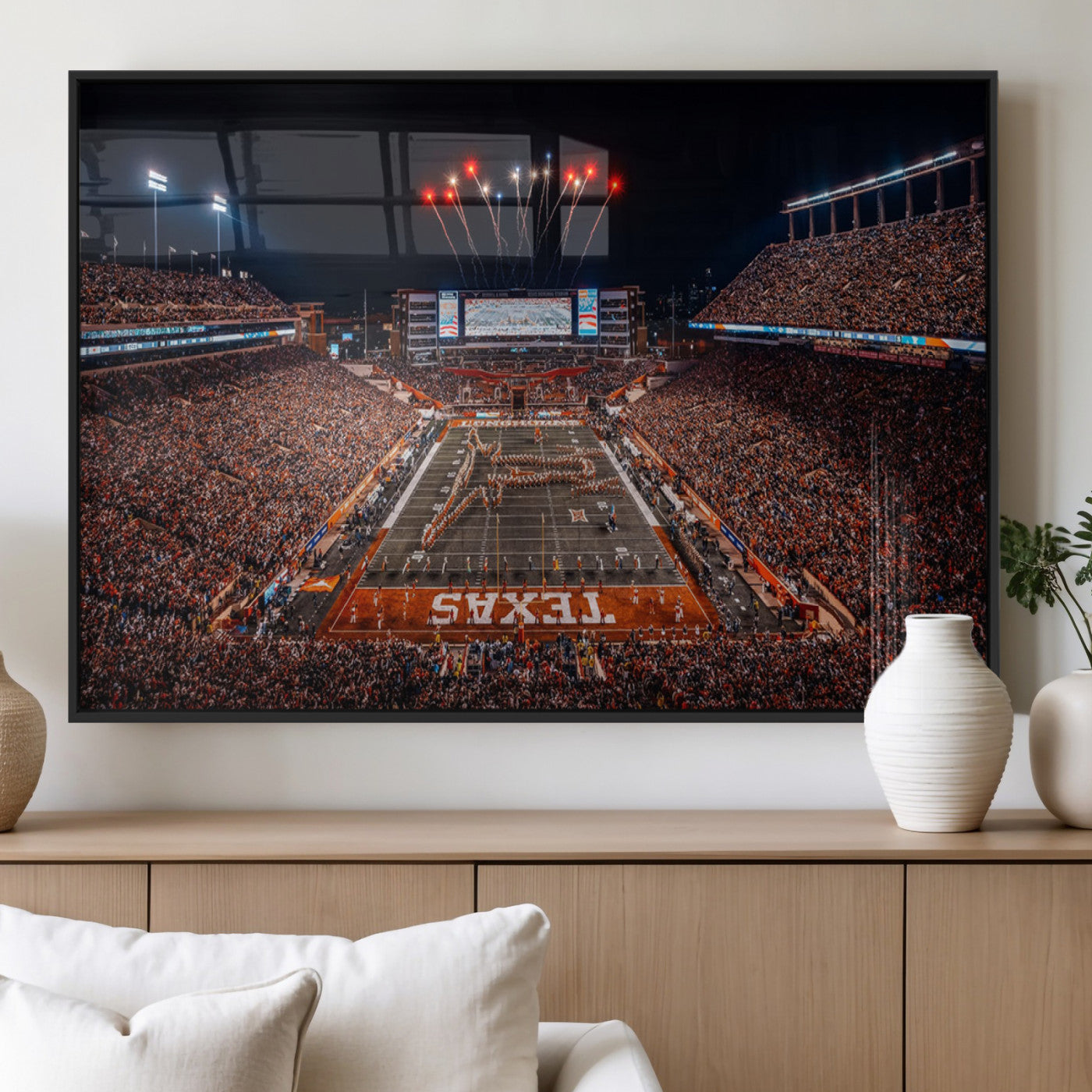 MGV-FP-60X30-3P - Texas Memorial Stadium Wall Art Canvas Print