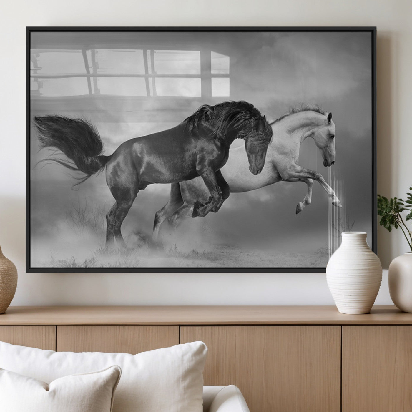 MGV-FP-36X24-3P - Wild Horses Wall Art Canvas Print