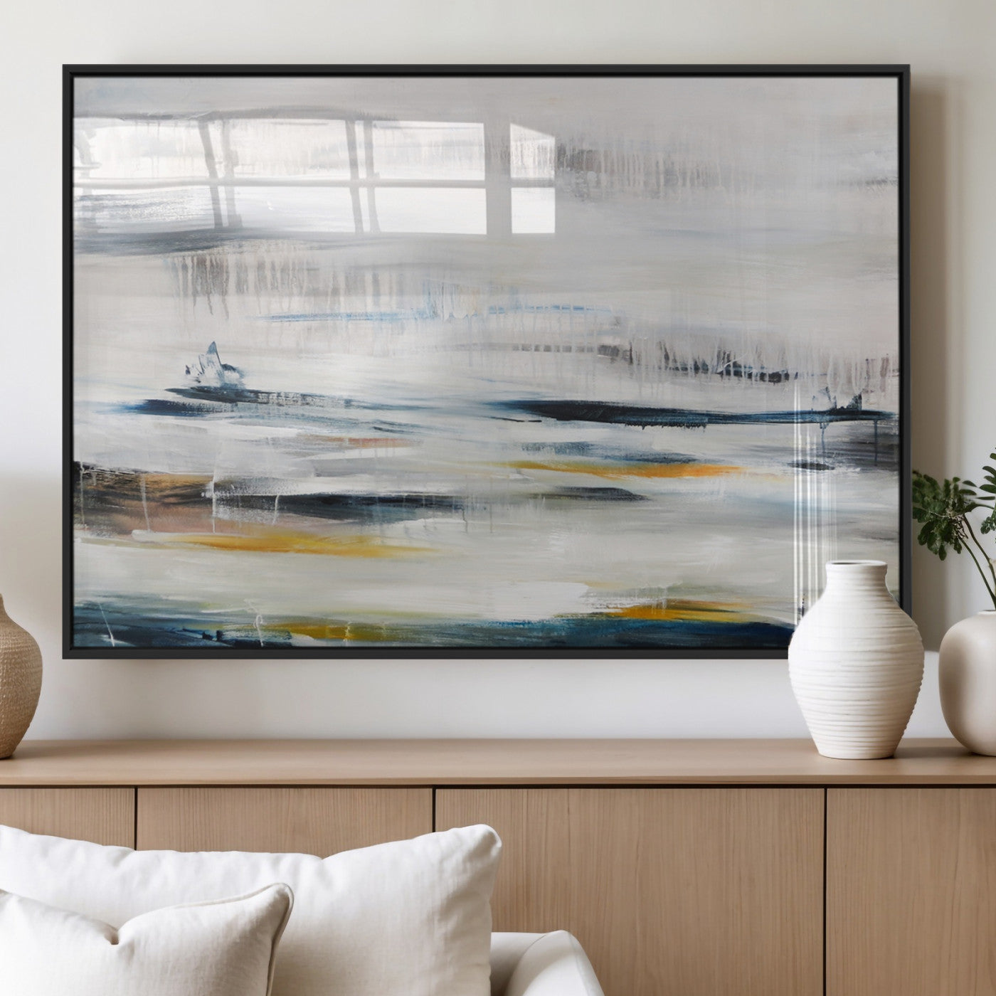 MGV-FP-60X30-3P - Soft Color Abstract Canvas Print