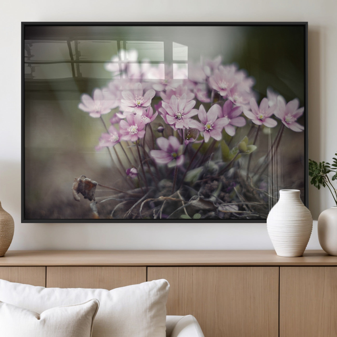 MGV-FP-60X30-3P - Pink Wild Flower Canvas Print