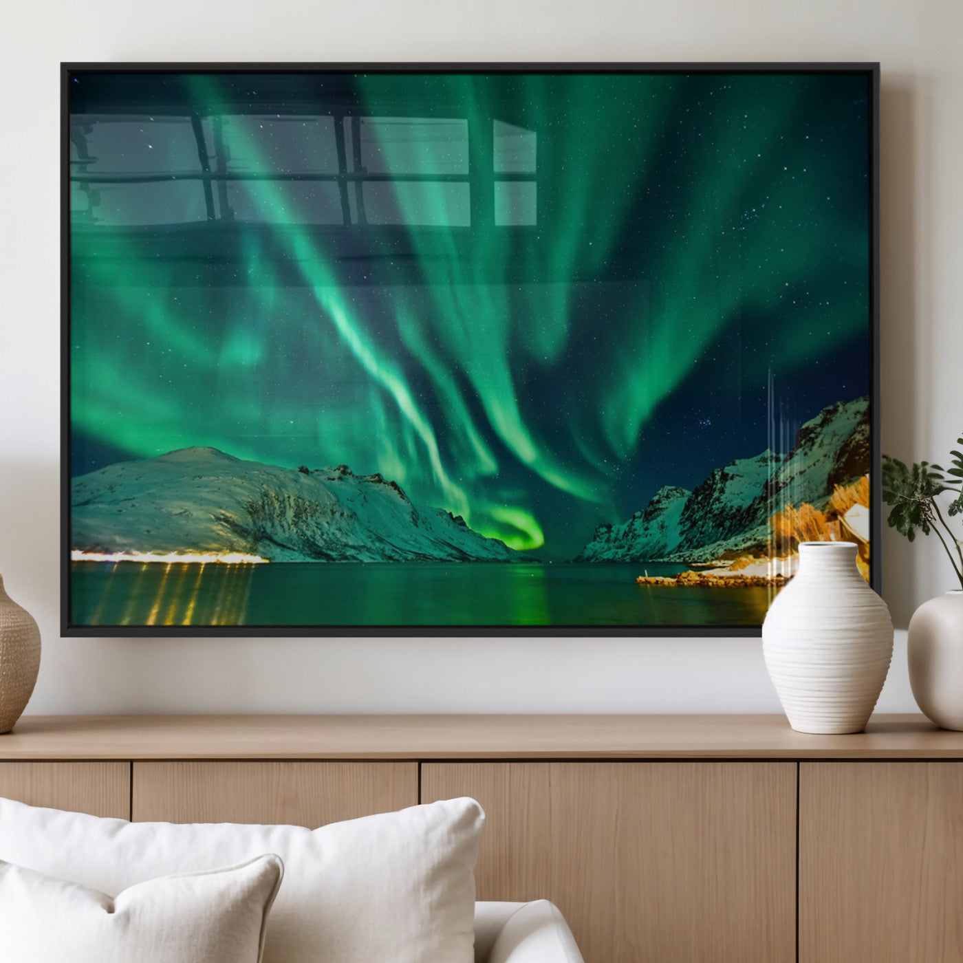MGV-FP-60X30-3P - Northern Lights Wall Art Canvas Print