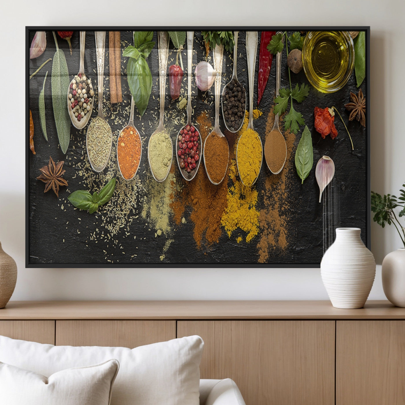 MGV-FP-36X24-3P - Kitchen Spice Wall Art Canvas Print