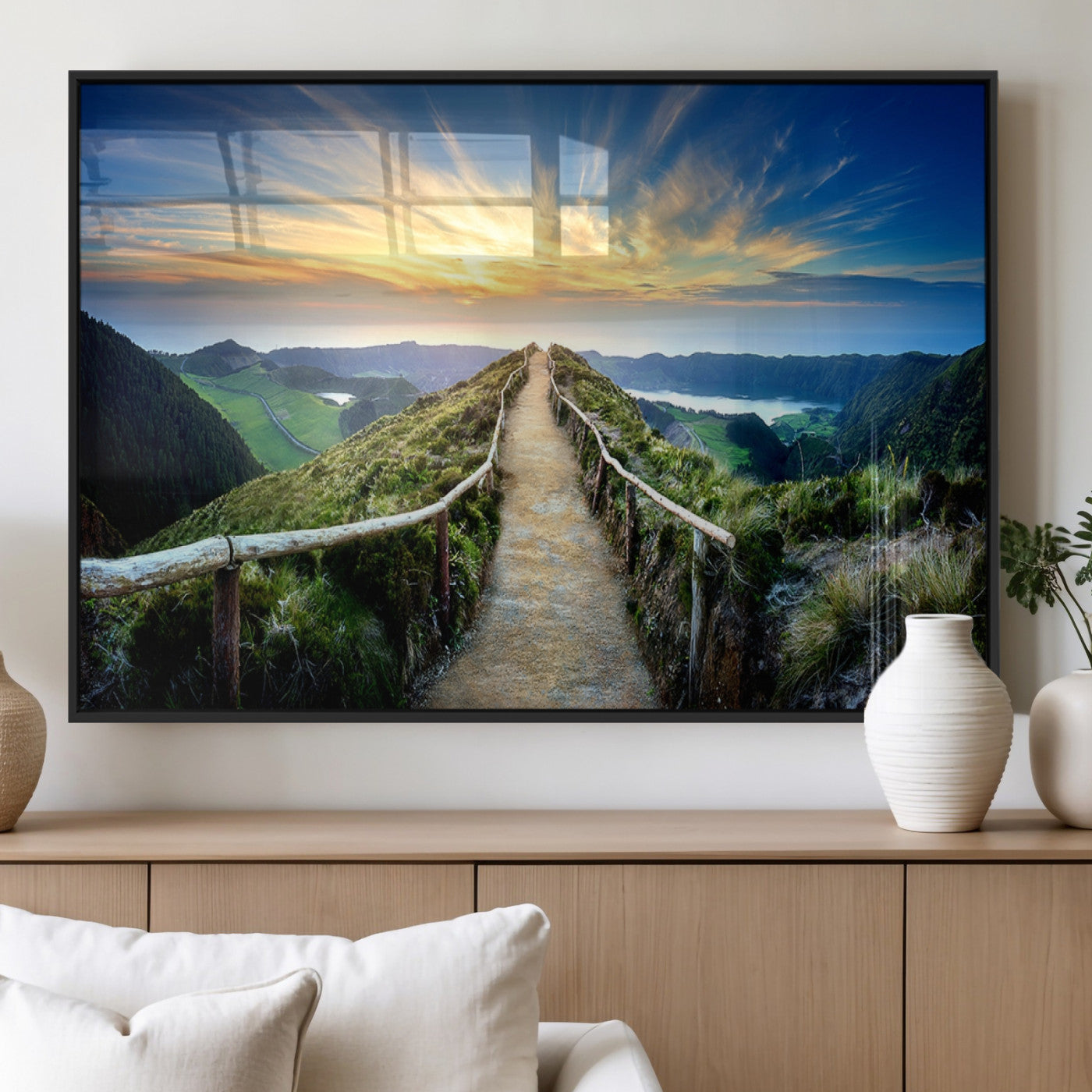 MGV-FP-60X30-3P - Mountain Landscape Wall Art Canvas Print