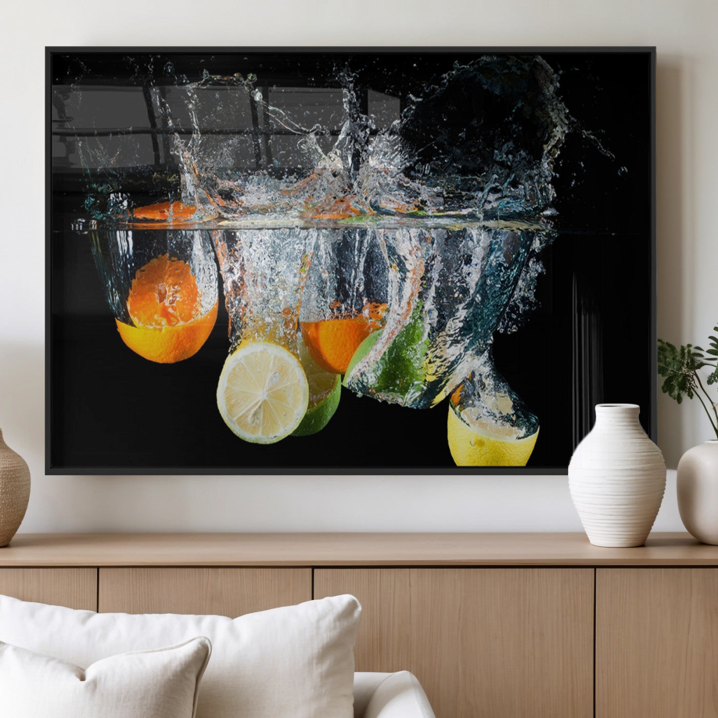 MGV-FP-60X30-3P - Kitchen Wall Art, Kitchen Fruits Art Canvas Print